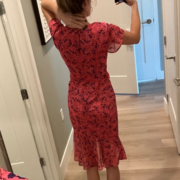 Majorelle pink floral dress - Picture 3 of 5